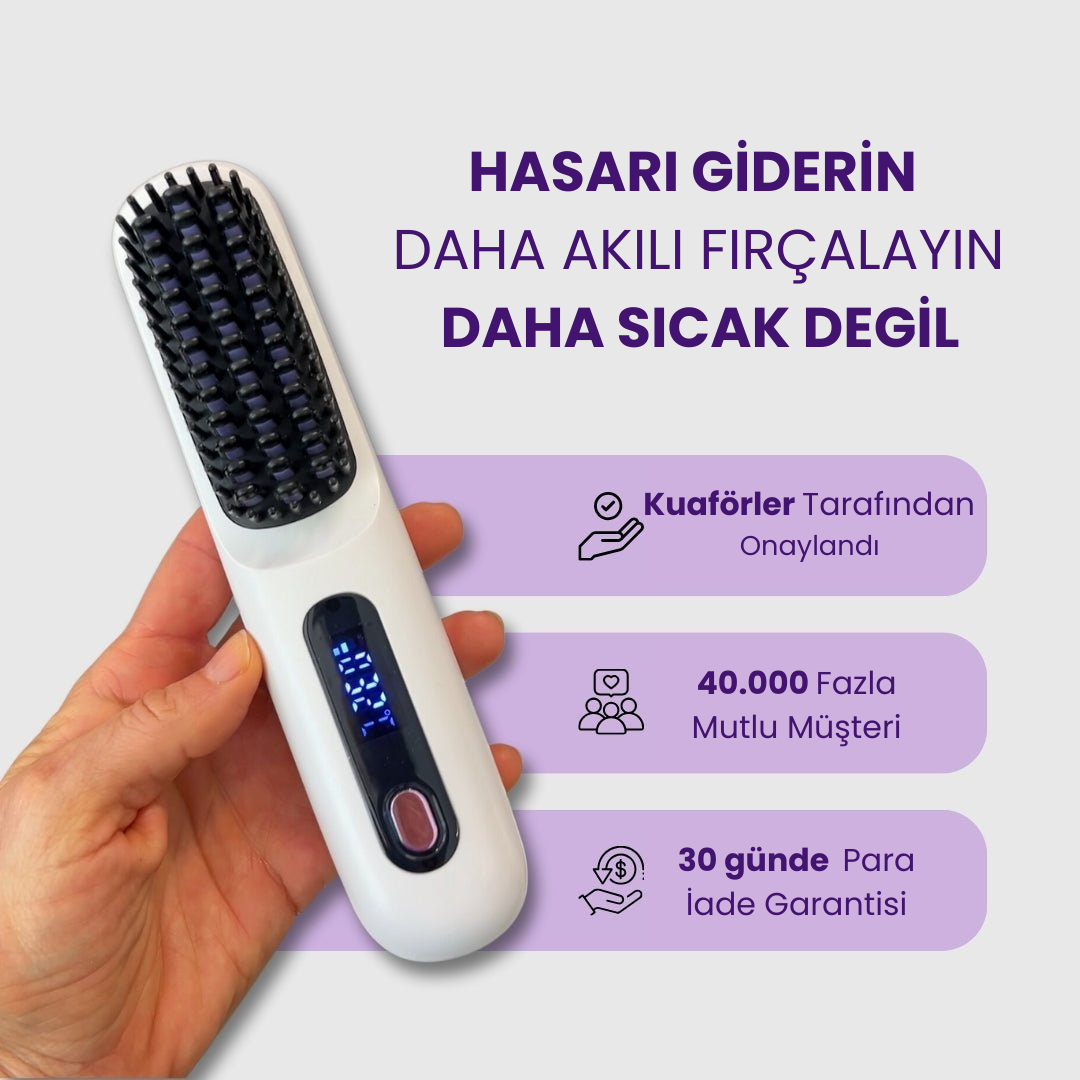 Yumusha™ Taşınabilir Düzleştirici Fırça