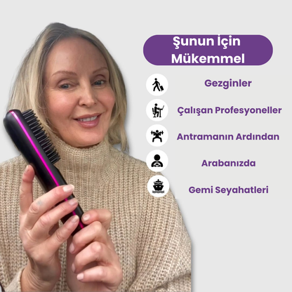 Yumusha™ Taşınabilir Düzleştirici Fırça